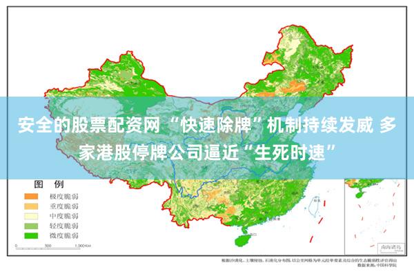 安全的股票配资网 “快速除牌”机制持续发威 多家港股停牌公司逼近“生死时速”